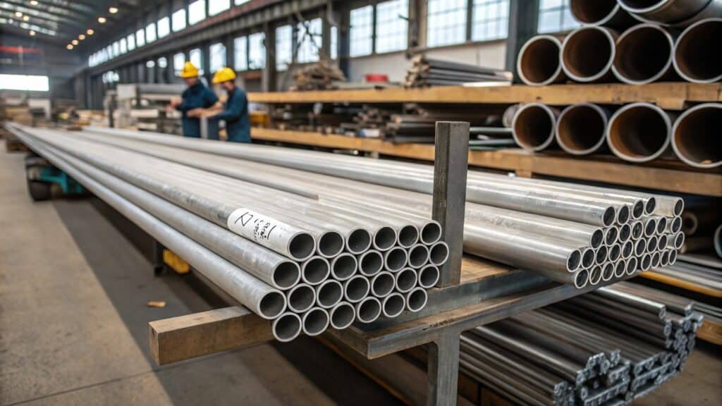 A simple bar chart showing the tensile strength of 6061-T6 being much higher than 5052-H32.